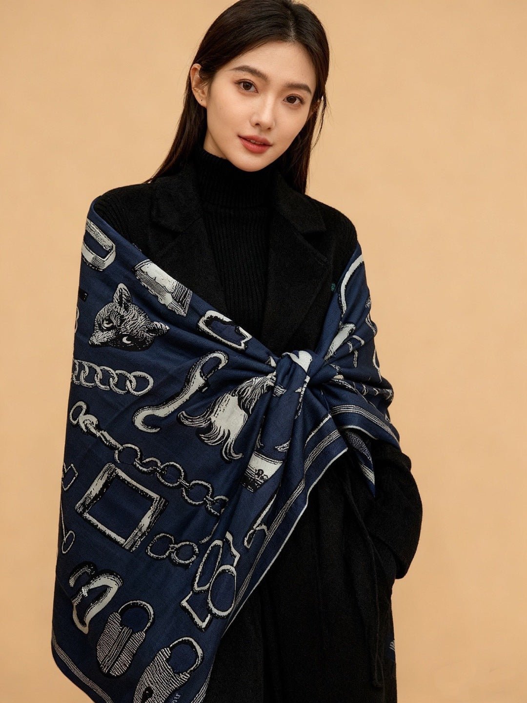 Hermès Lock Sketch Silk Shawl - Image 5