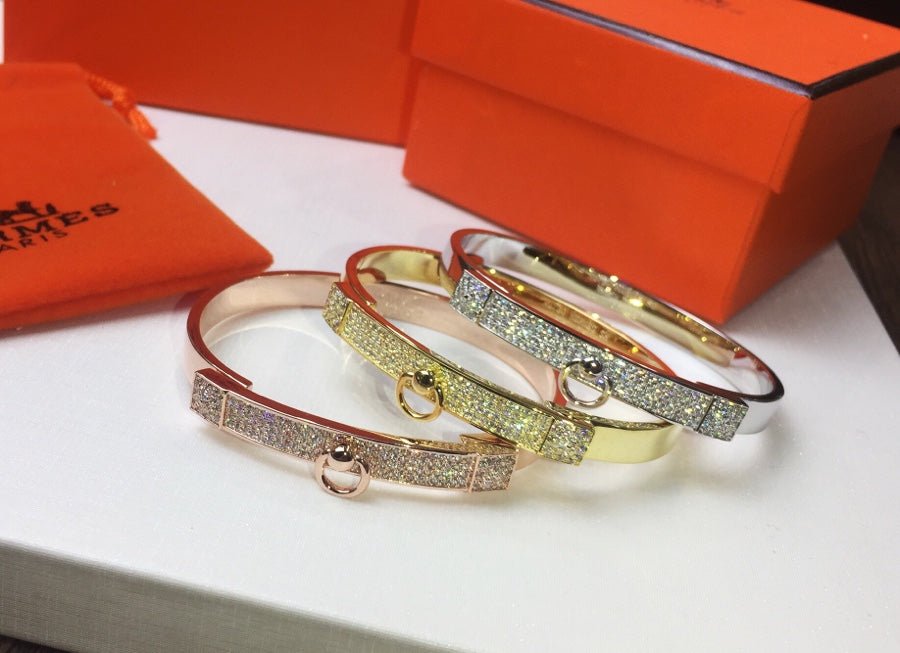Hermès Rose Gold Plated Half de Chien Bracelet - Image 7