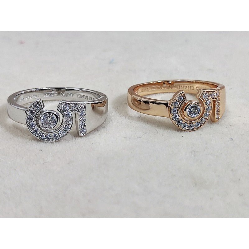 Chanel Rose Gold Spiral Crystal Open - Image 6