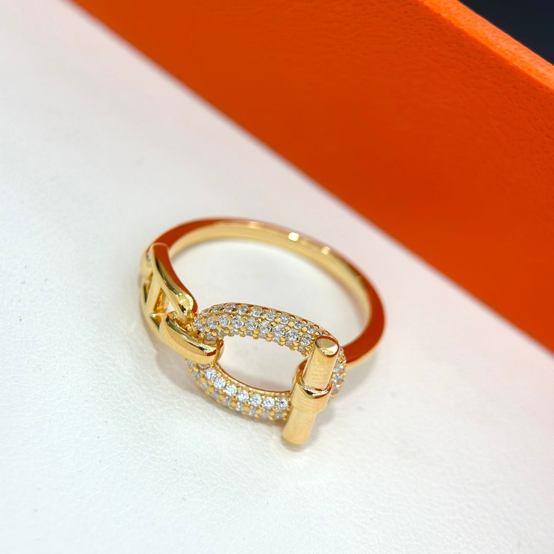 Alternative view of  Hermès Rose Gold Plated Diamond Bracelet