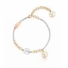 LV Three-Tone Multi Logo Thin Bracelet