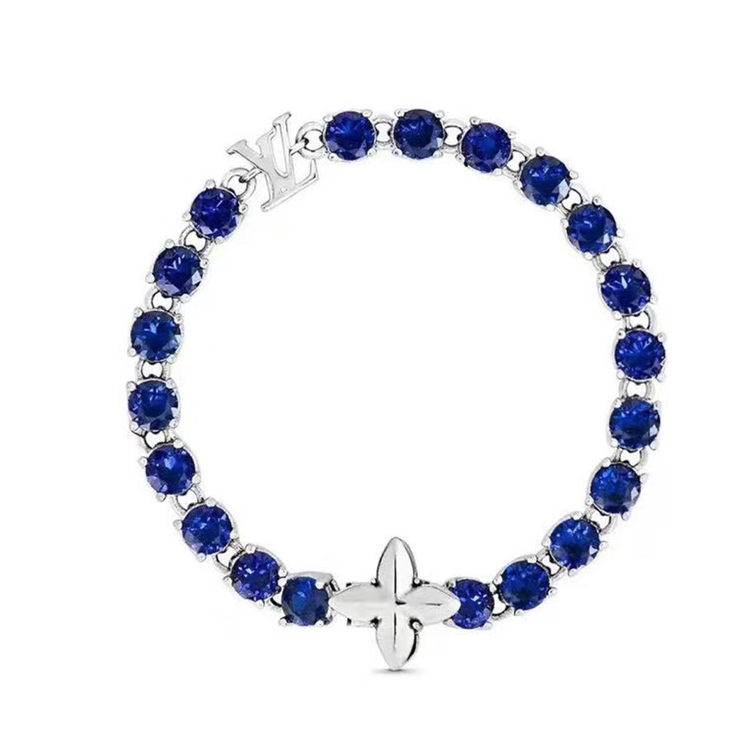 LV Sapphire Tennis Bracelet
