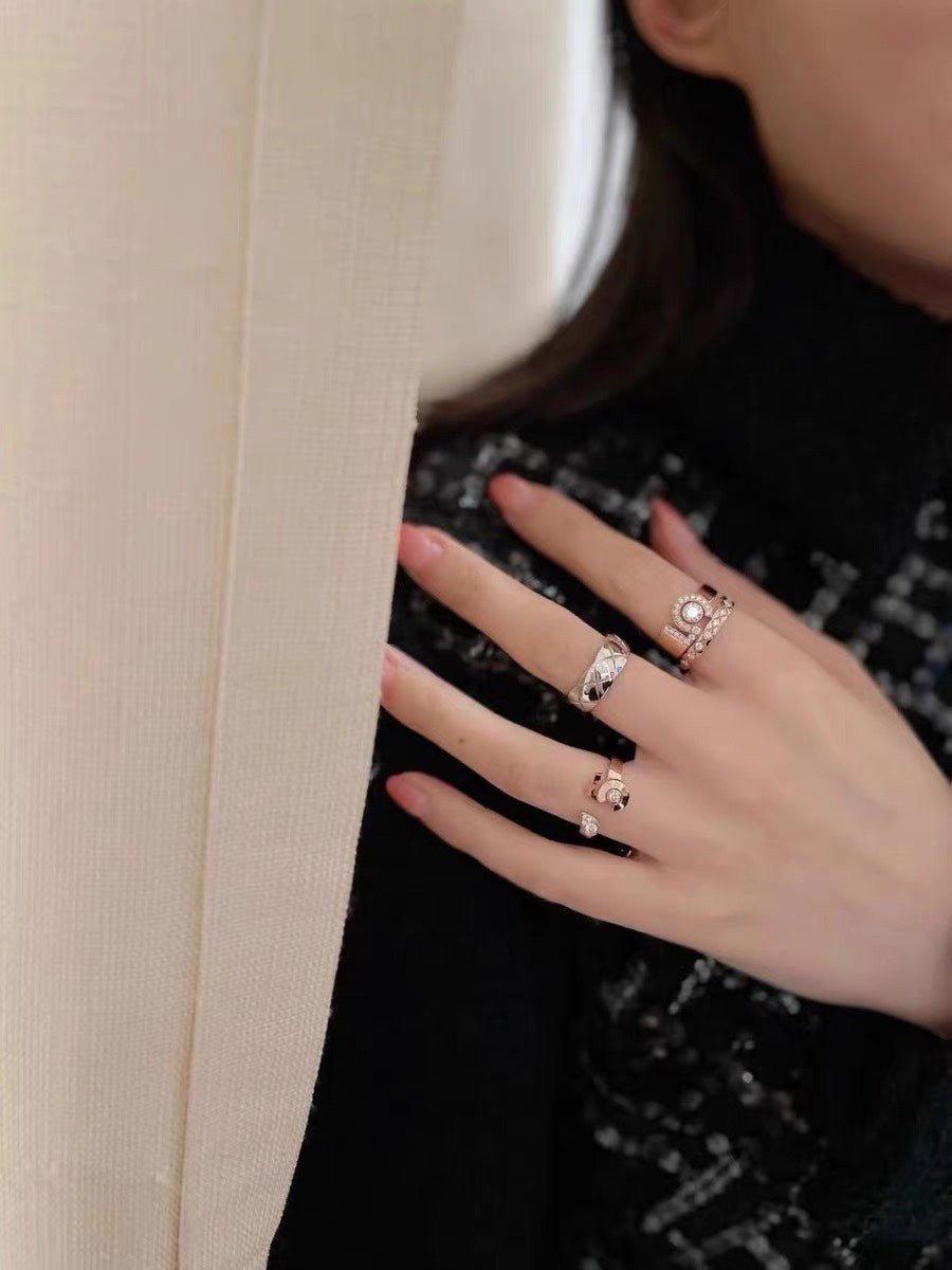 Chanel Two-Tone Metal No.5 Crystal - Image 3