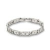LV Silver Monogram Chain Bracelet