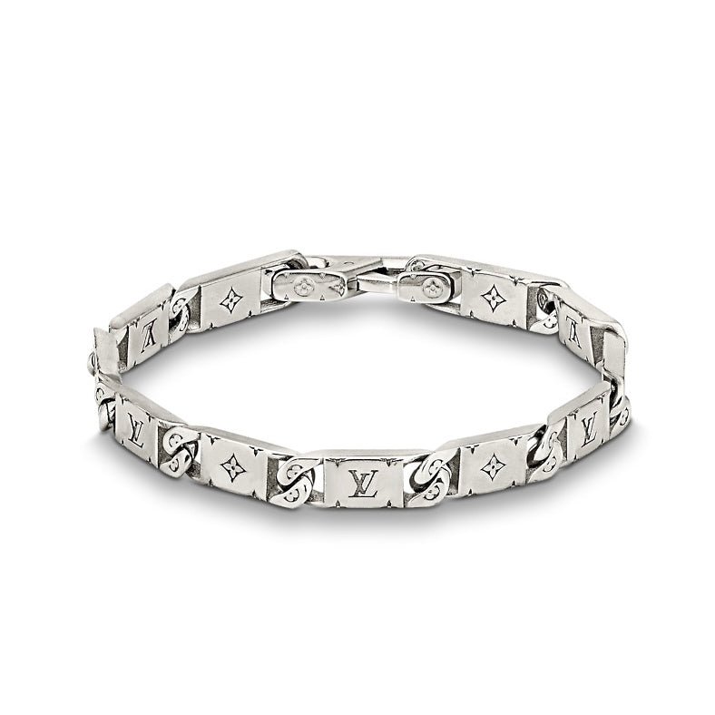 LV Silver Chain Bracelet