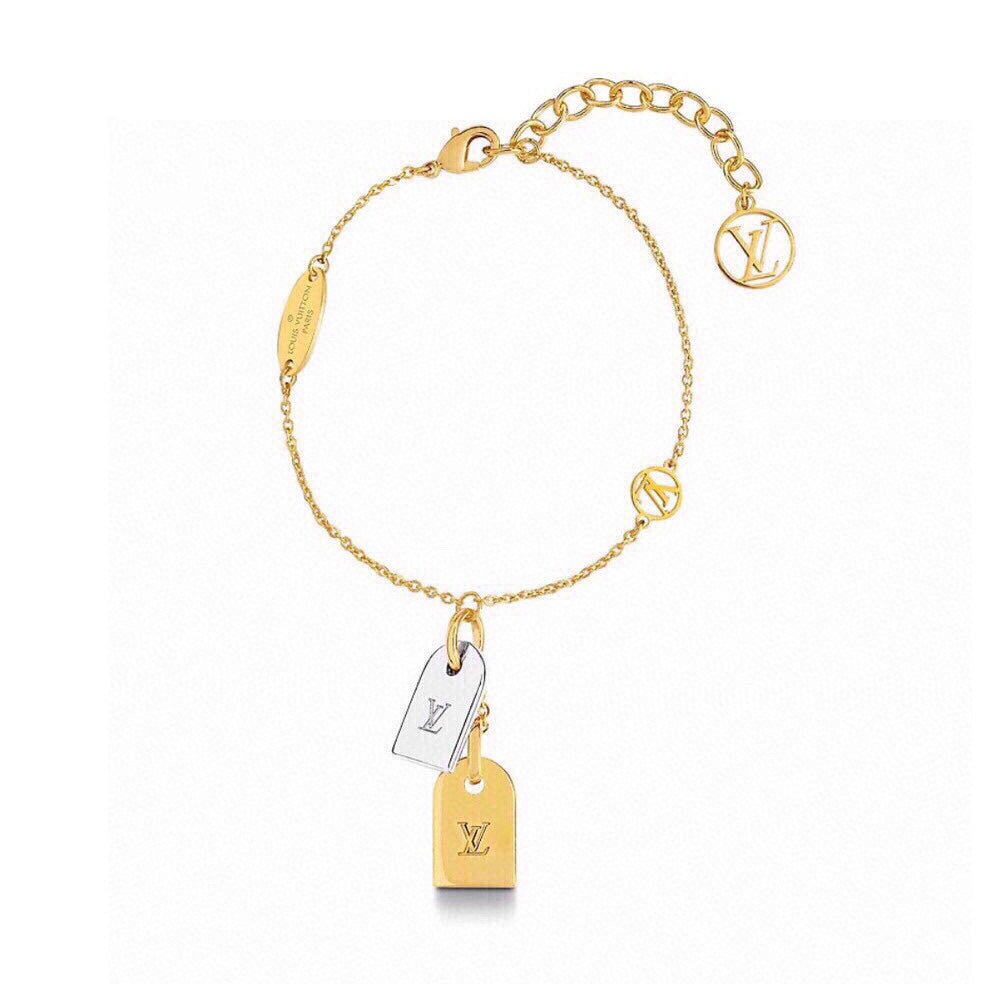 LV Double Tag Chain Bracelet