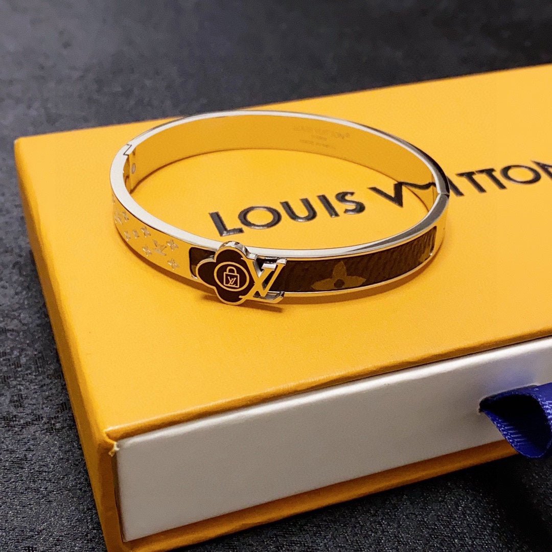 LV Flower Inlaid Bracelet