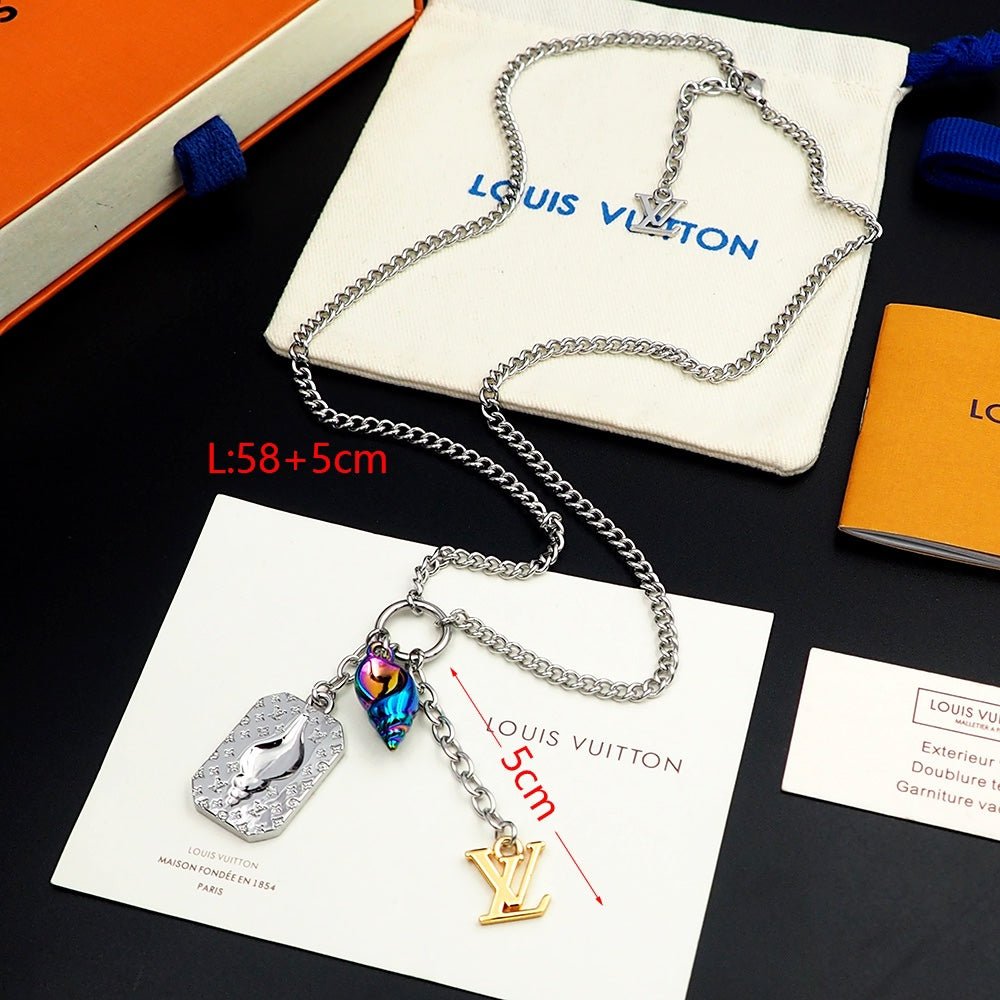 Alternative view of LV Marine Charm Necklace