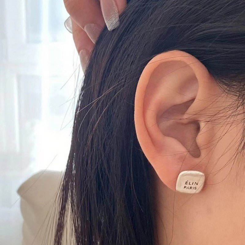 18K Celine White Gold Earrings - Image 4