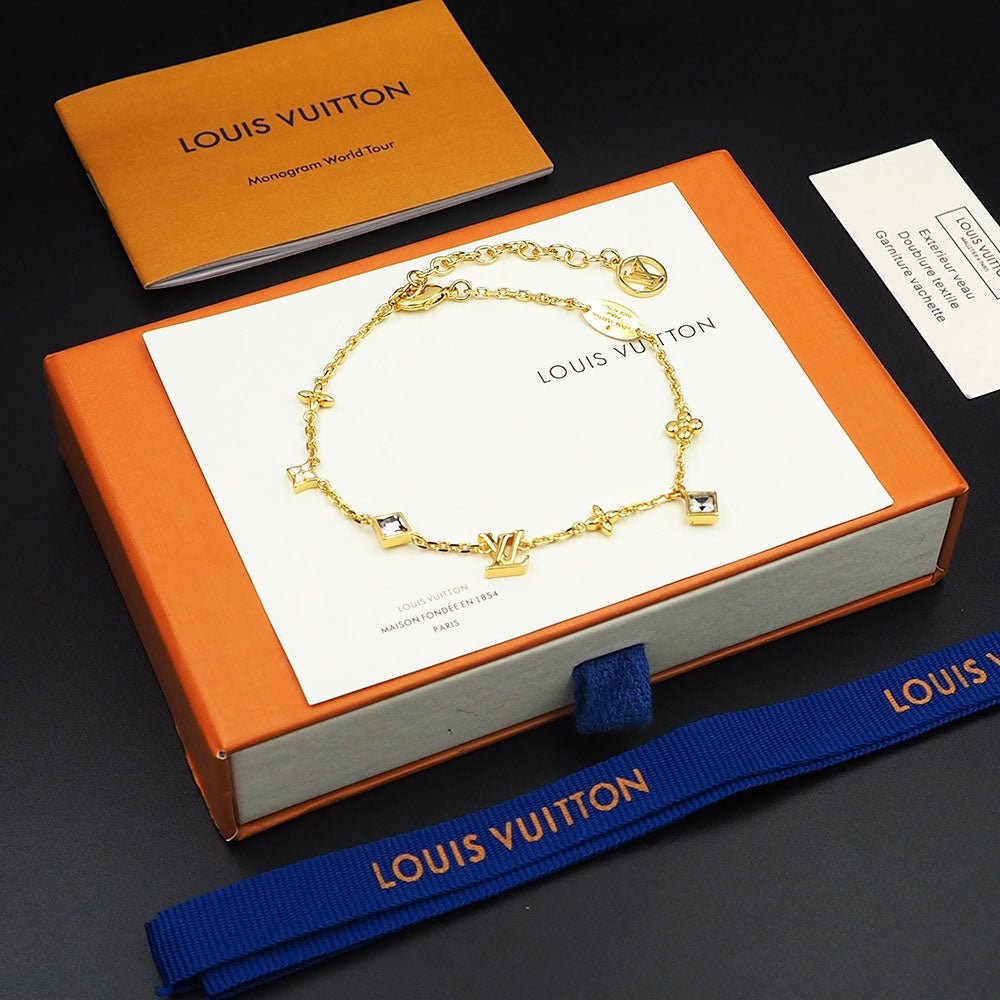 Alternative view of  LV Dainty Gold Multi-Charm Bracelet