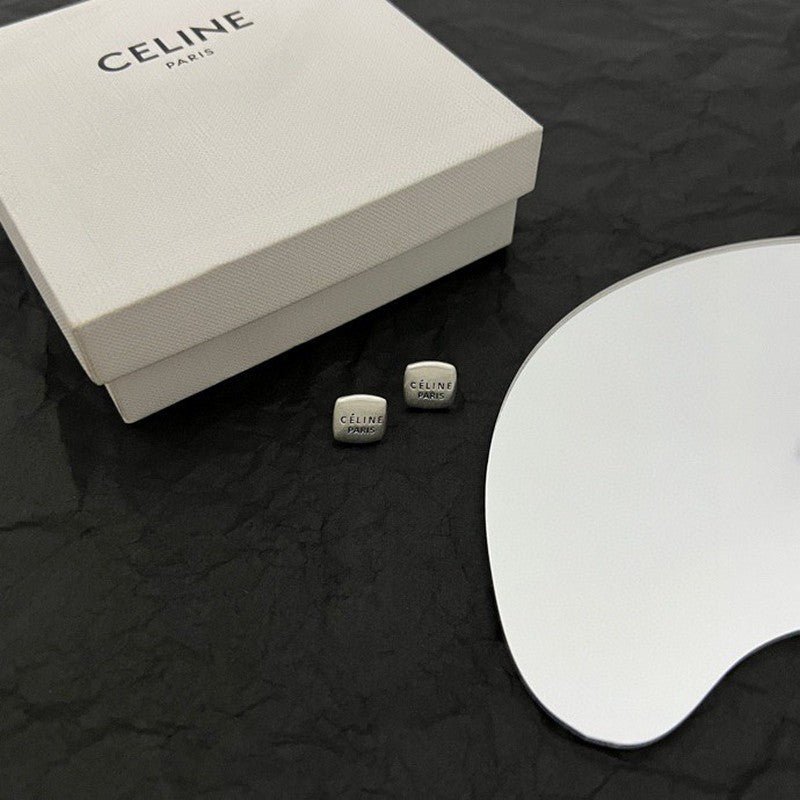 18K Celine White Gold Earrings - Image 5