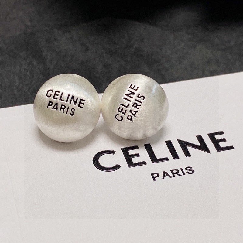 Alternative view of 18K Celine Round Earrings