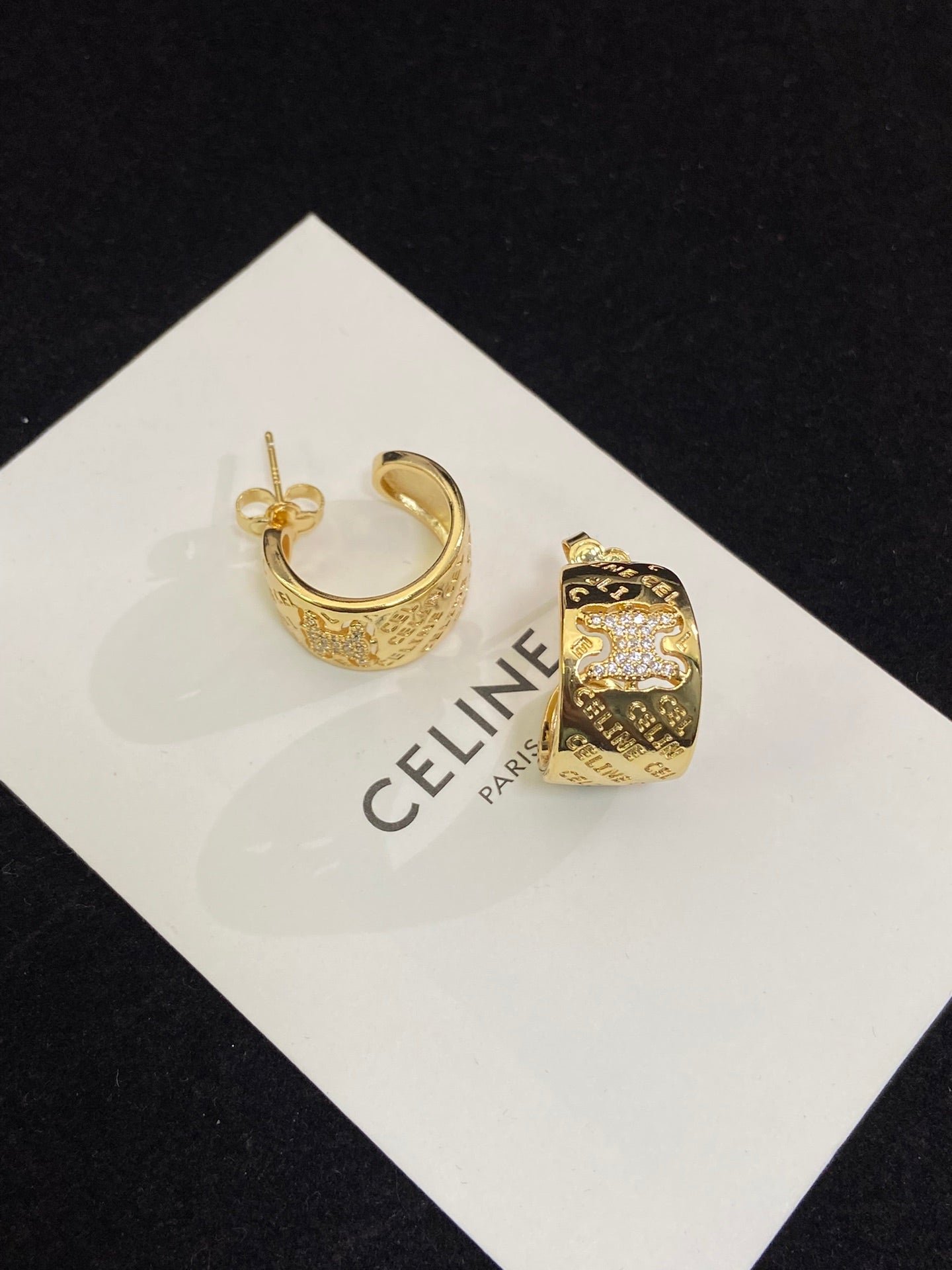 Alternative view of 18k Celine Diamonds Earrings