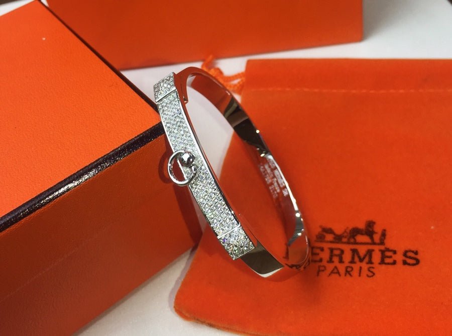 Hermès Rose Gold Plated Half de Chien Bracelet - Image 10