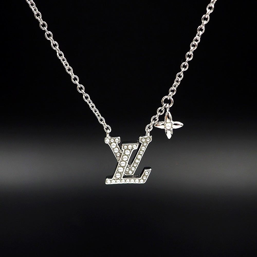 LV Gold Zircon LV Initial Motif Thin Bracelet - Image 3