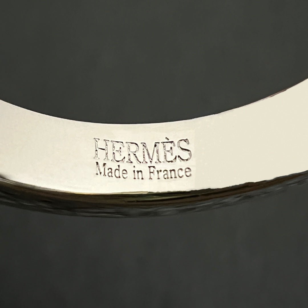 Hermès Rose Gold Kelly Knot Plain Ring - Image 14