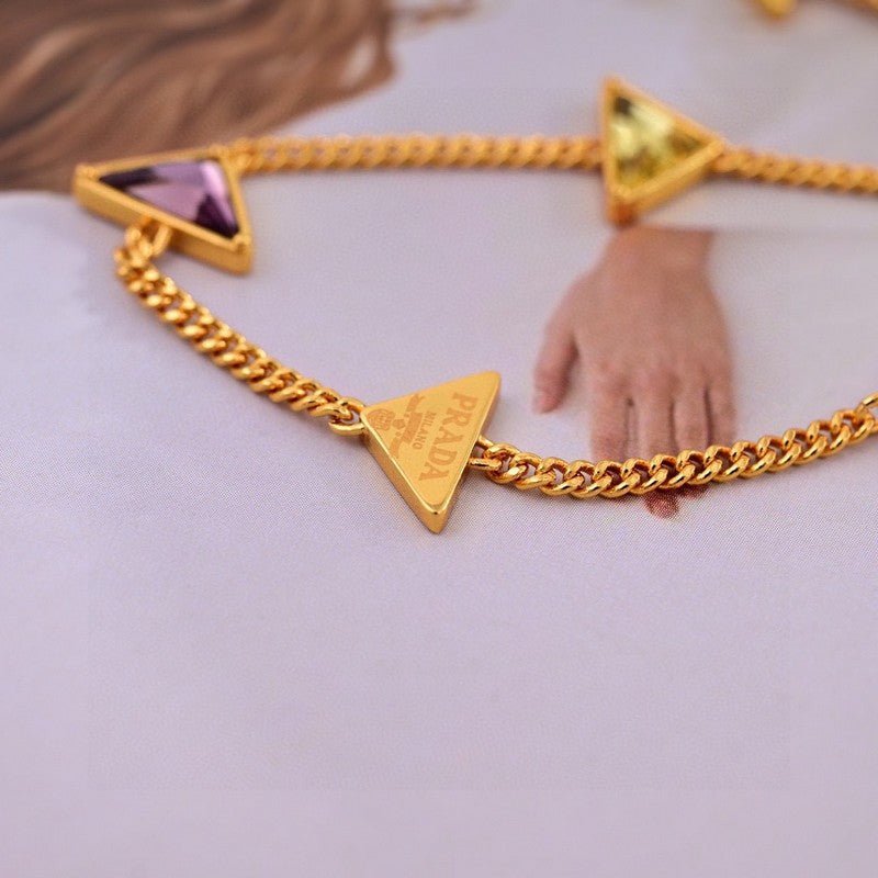 Prada Style Crystal Bracelet - Image 3