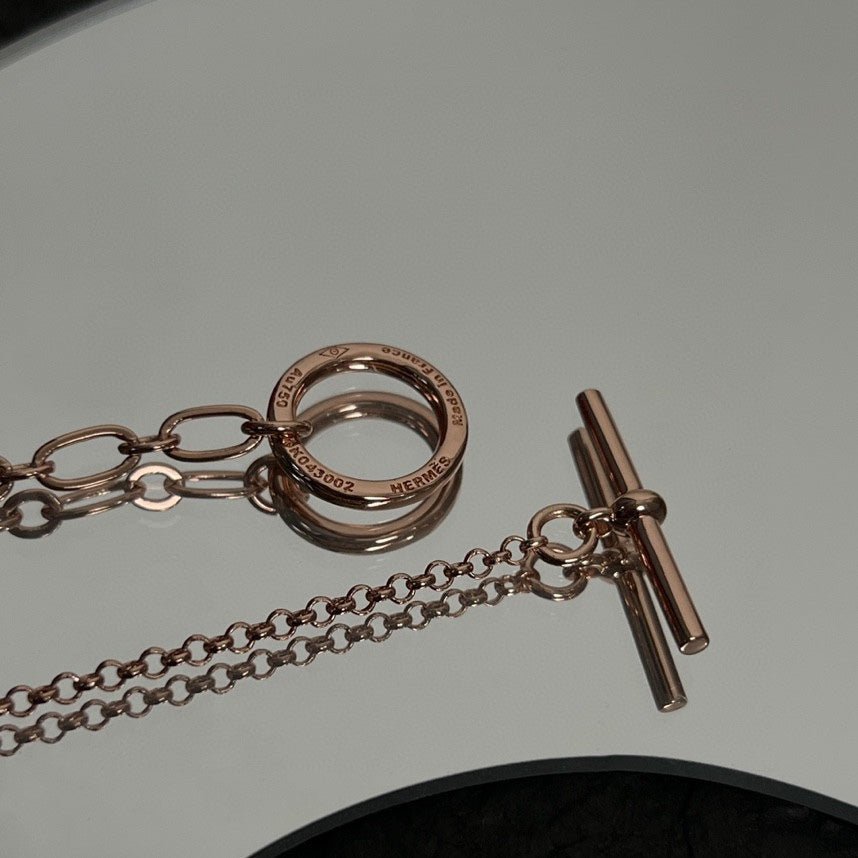 Hermès Gold Chaine d'Ancre Style Necklace - Image 6