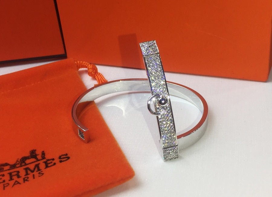 Hermès Rose Gold Plated Half de Chien Bracelet - Image 12