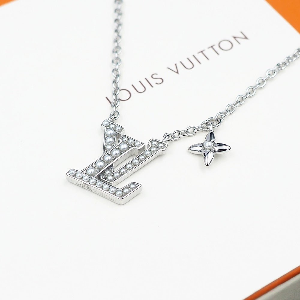 LV Gold Zircon LV Initial Motif Thin Bracelet - Image 5