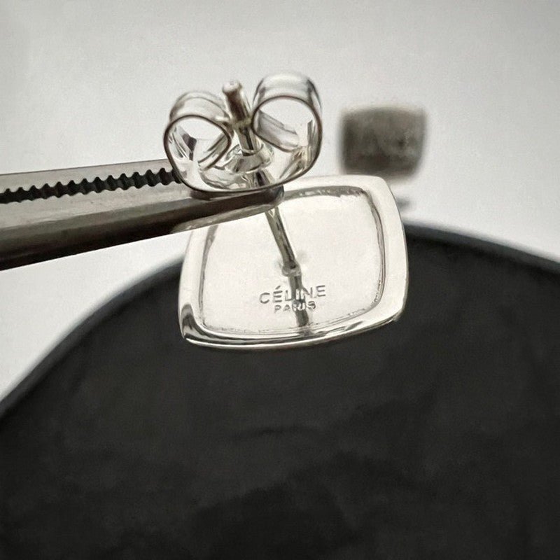18K Celine White Gold Earrings - Image 9