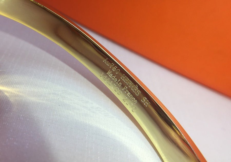 Hermès Rose Gold Plated Half de Chien Bracelet - Image 14