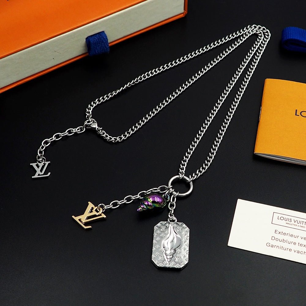LV Marine Charm Necklace - Image 5