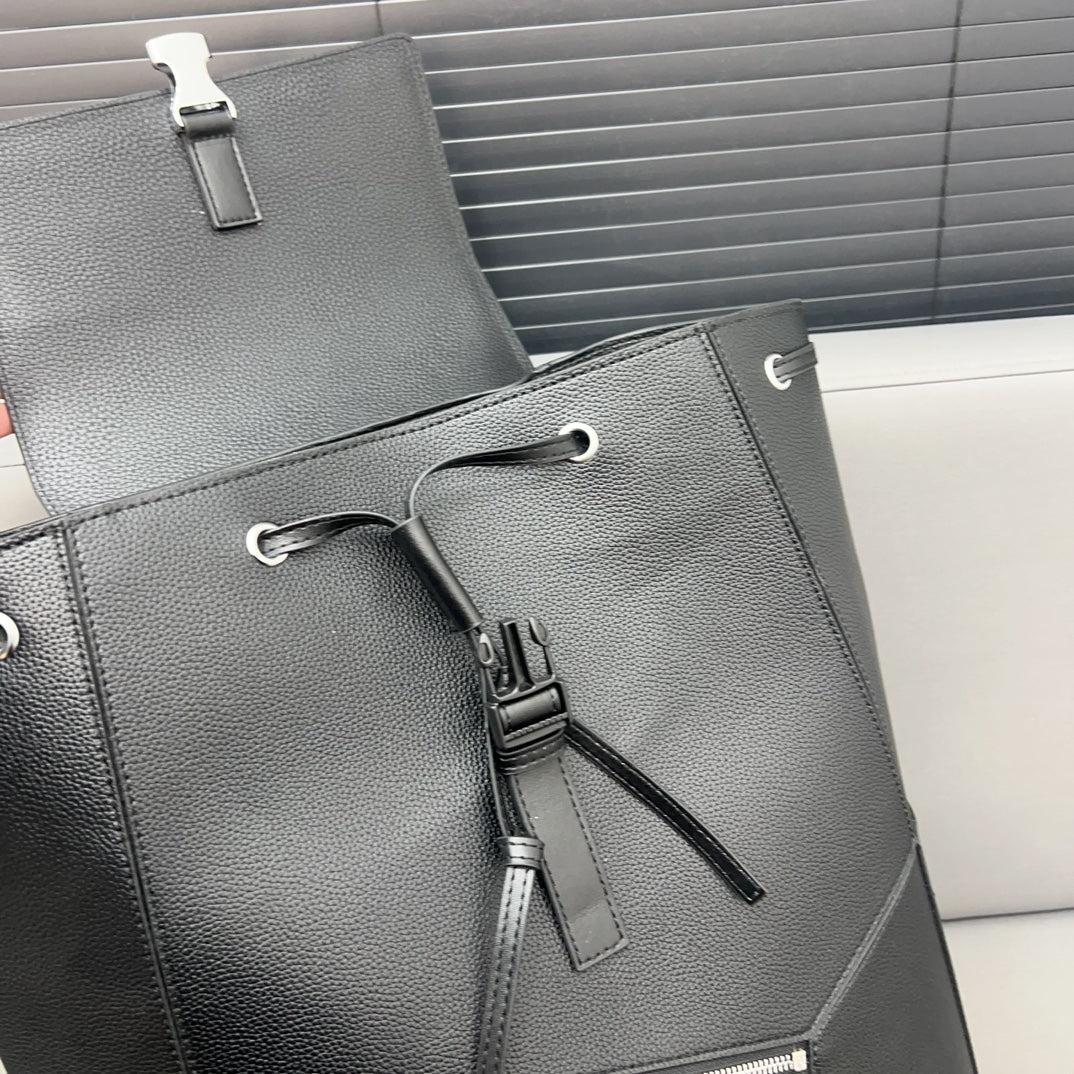 Alternative view of LOE SMALL 44 CONVERTIBLE BACKPACK IN BLACK CLASSIC CALFSKIN