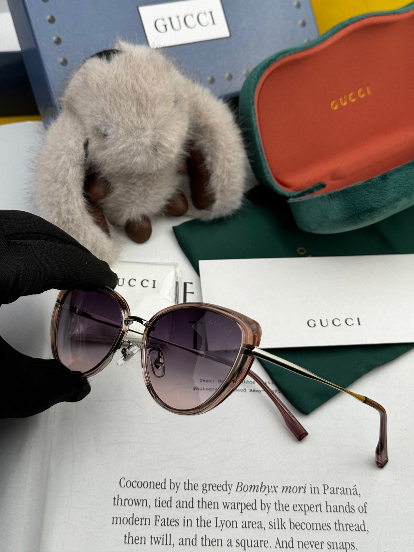 Alternative view of Gucci Tortoise Cat-eye Sunglasses