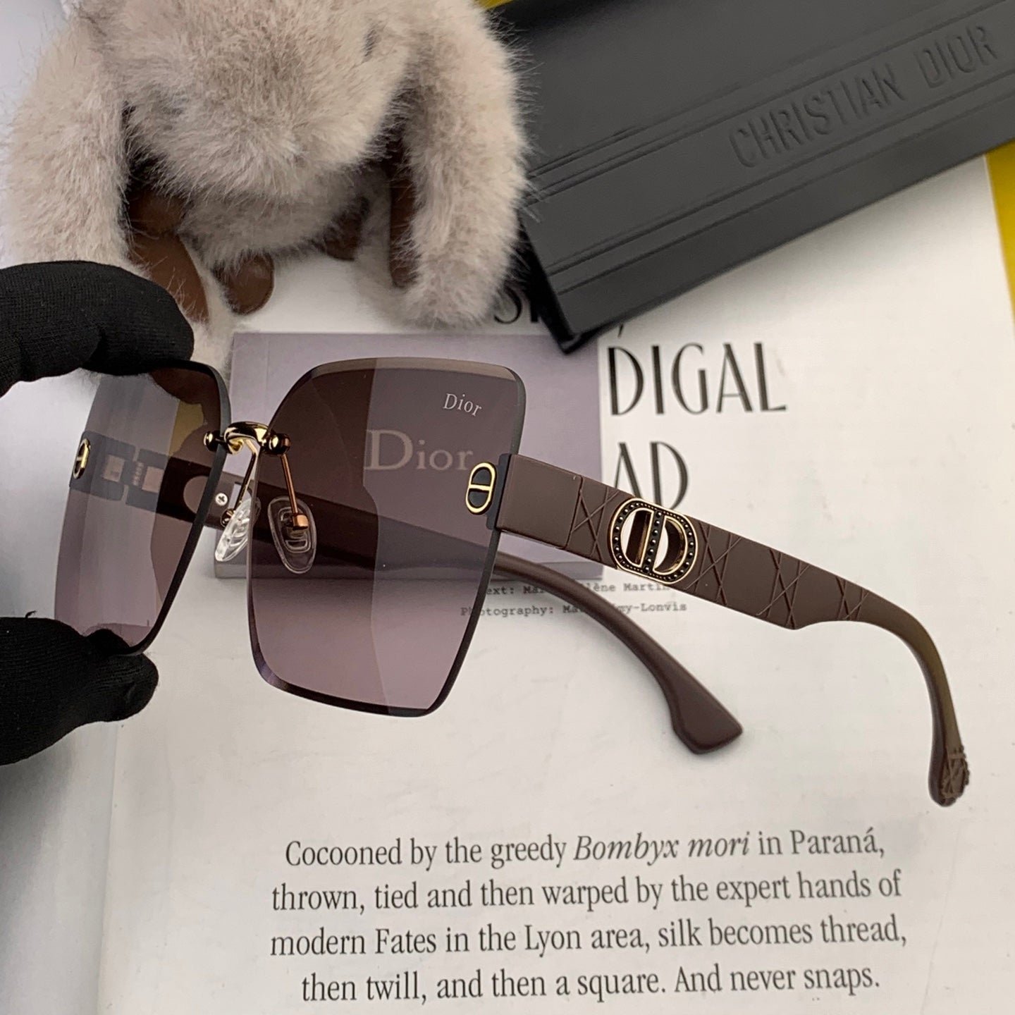 Alternative view of DIOR SIGNATURE SUNGLASS D3550 IN ACETATE