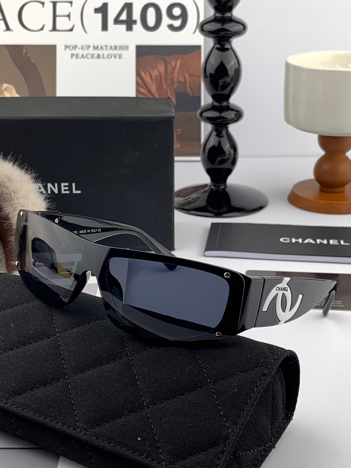Alternative view of CHANEL RECTANGULAR SUNGLASSES CH2507 IN ACETATE