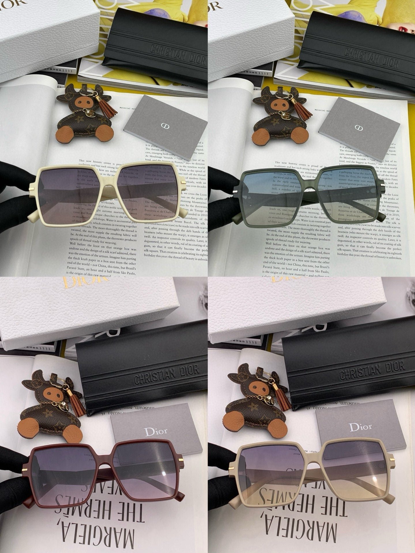 DIOR MONTAIGNE SQUARE SUNGLASS CD4780 IN ACETATE - Image 10