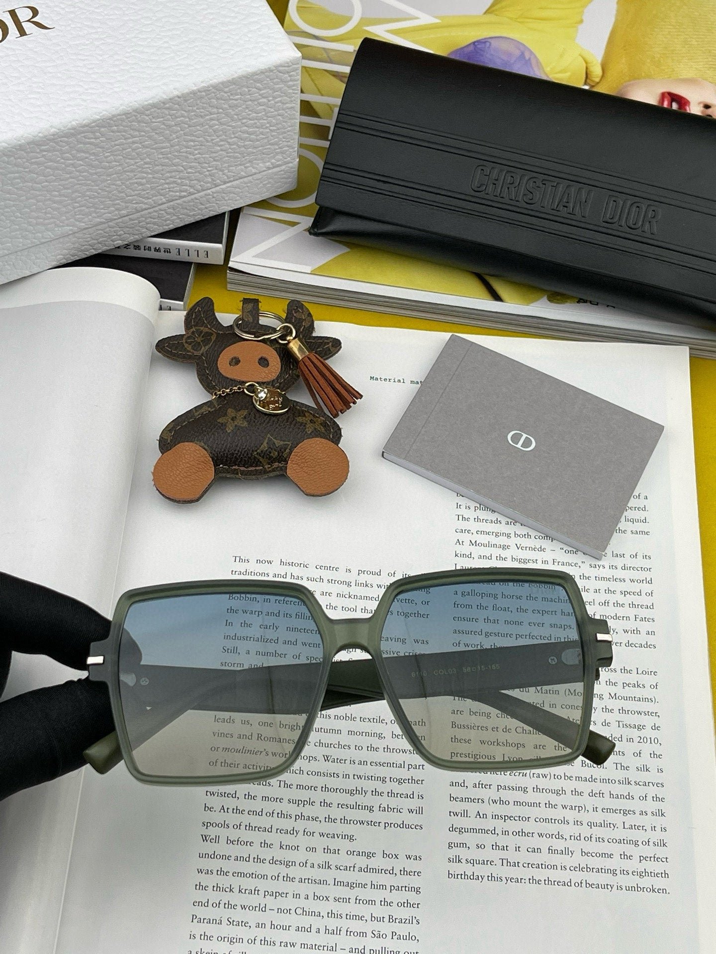 DIOR MONTAIGNE SQUARE SUNGLASS CD4780 IN ACETATE - Image 6