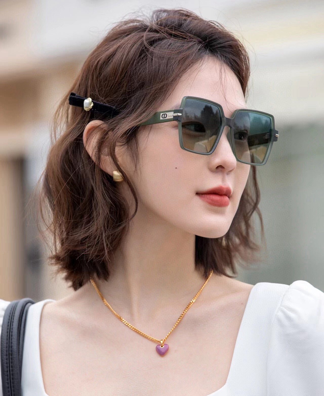 DIOR MONTAIGNE SQUARE SUNGLASS CD4780 IN ACETATE - Image 11