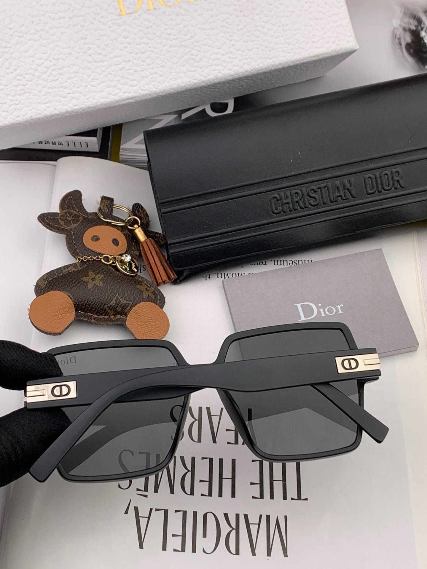 DIOR MONTAIGNE SQUARE SUNGLASS CD4780 IN ACETATE - Image 9