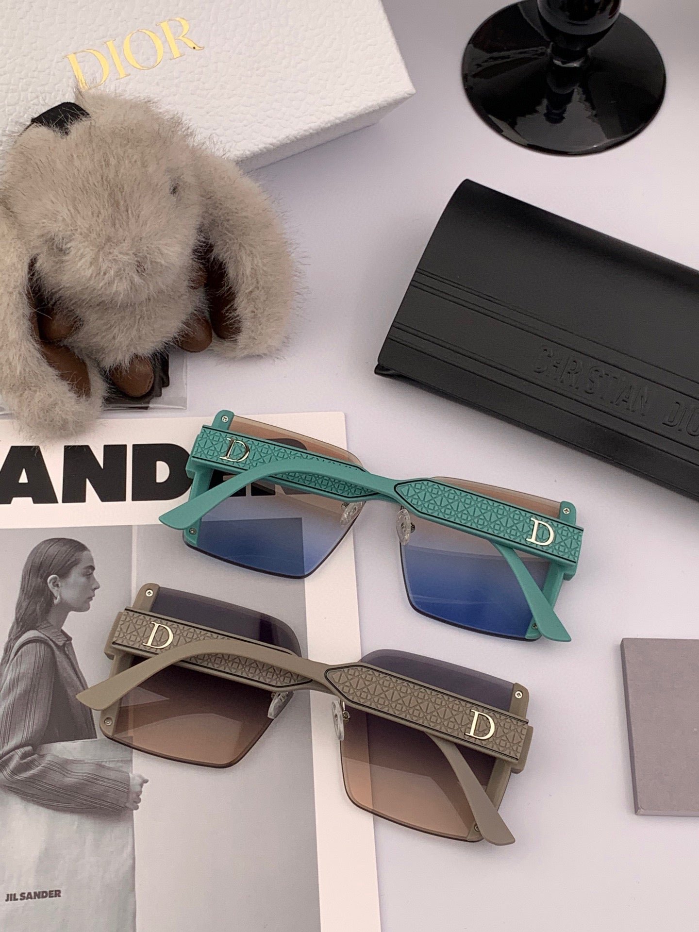 DIOR MONTAIGNE SQUARE SUNGLASS CD1677 IN ACETATE - Image 10
