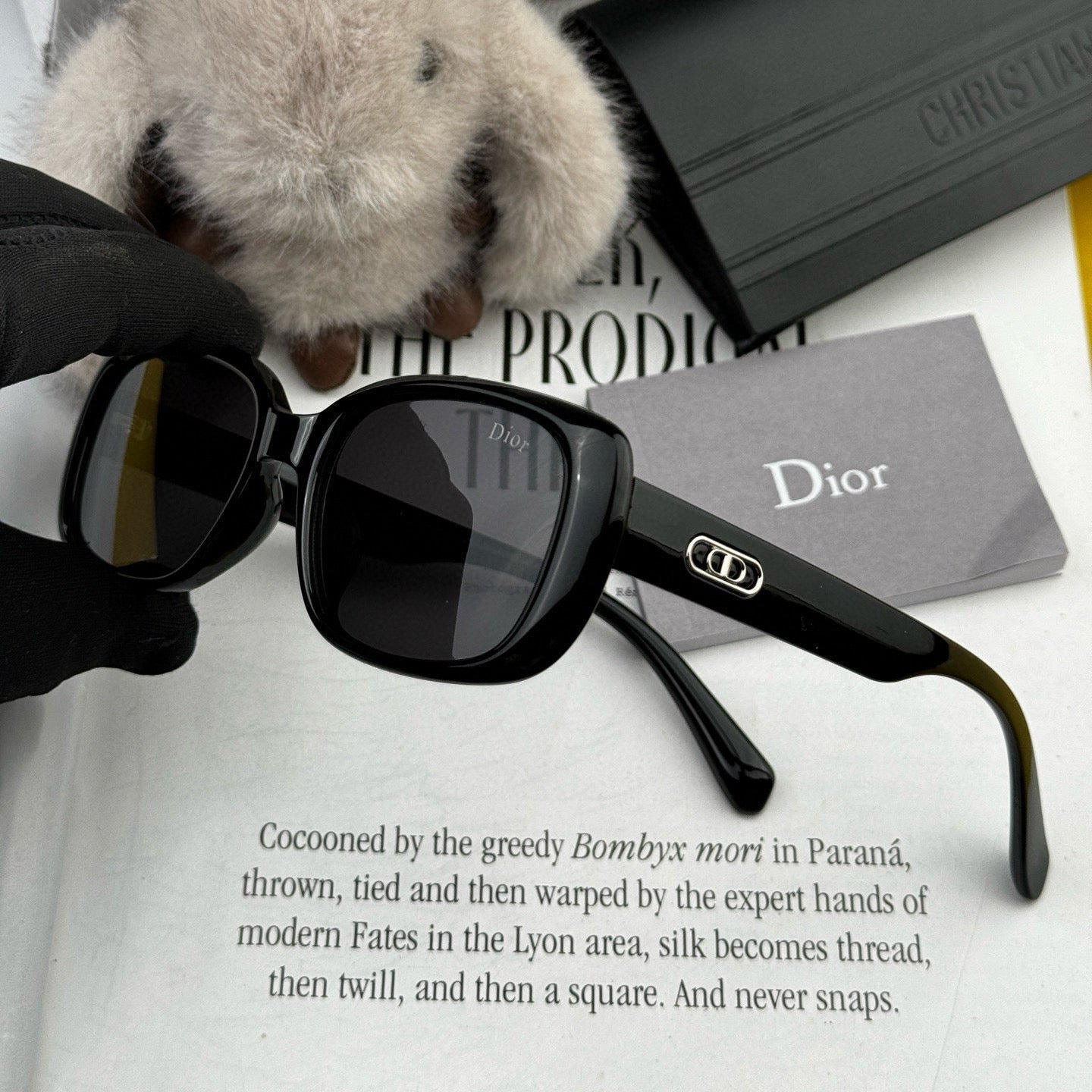 Alternative view of DIOR MONTAIGNE SUNGLASS D8106 IN ACETATE