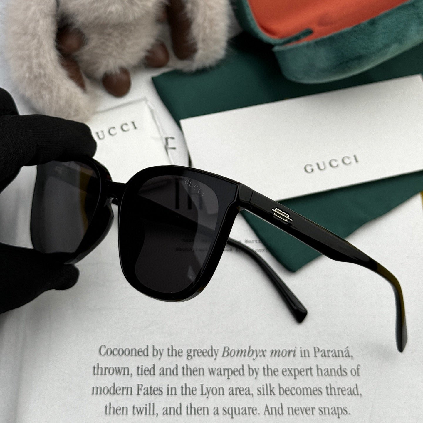 Alternative view of SQUARE FRAME SUNGLASSES G97722 IN ACETATE