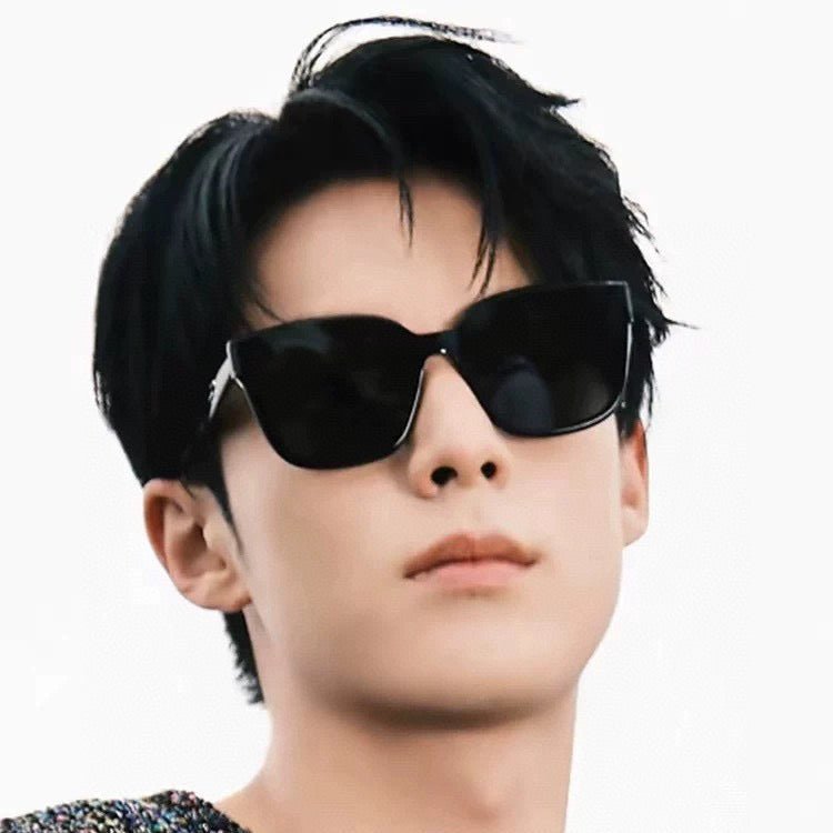 Gucci Dark Brown Square Acetate Sunglasses - Image 9