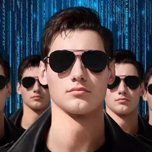 Gucci Silver Frame Sunglasses - Image 9