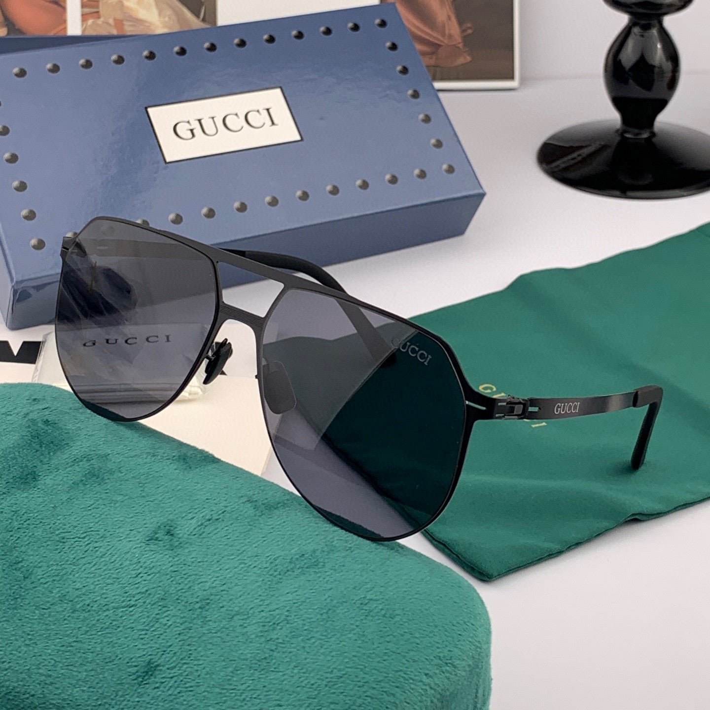 Alternative view of NAVIGATOR FRAME SUNGLASSES G5731 IN METAL