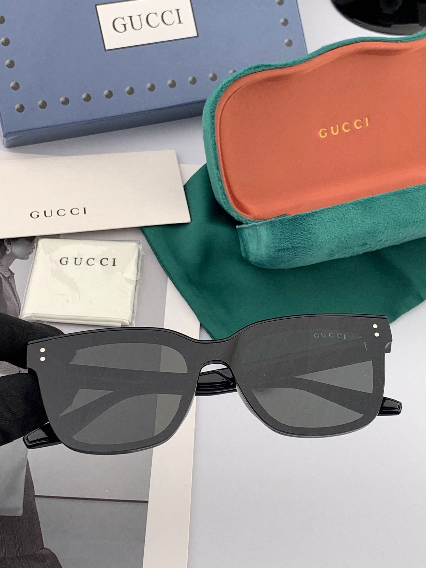 GUCCI Slim Metal Gradient Shades - Image 5