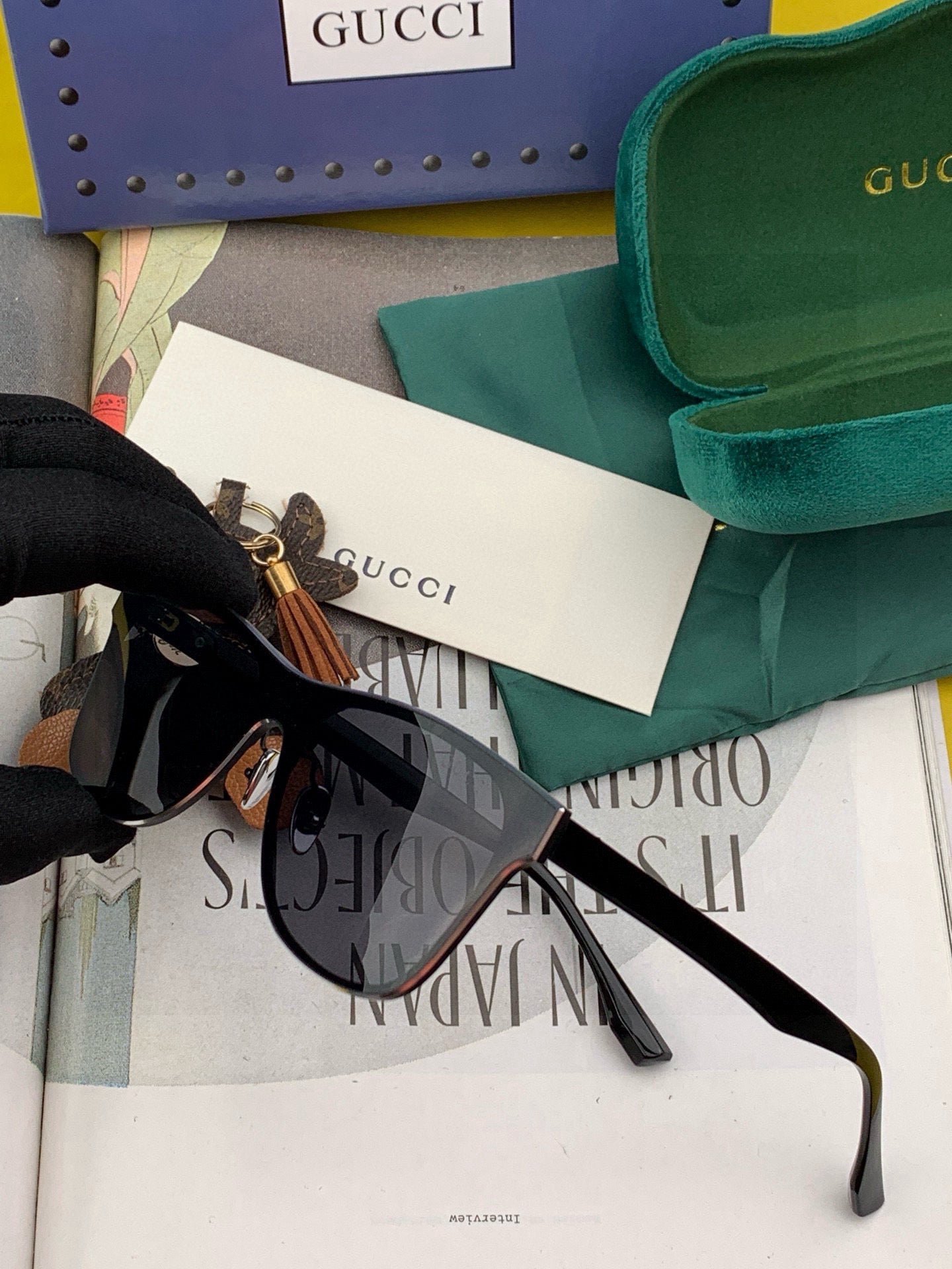 Alternative view of SQUARE FRAME SUNGLASSES G3000 IN ACETATE