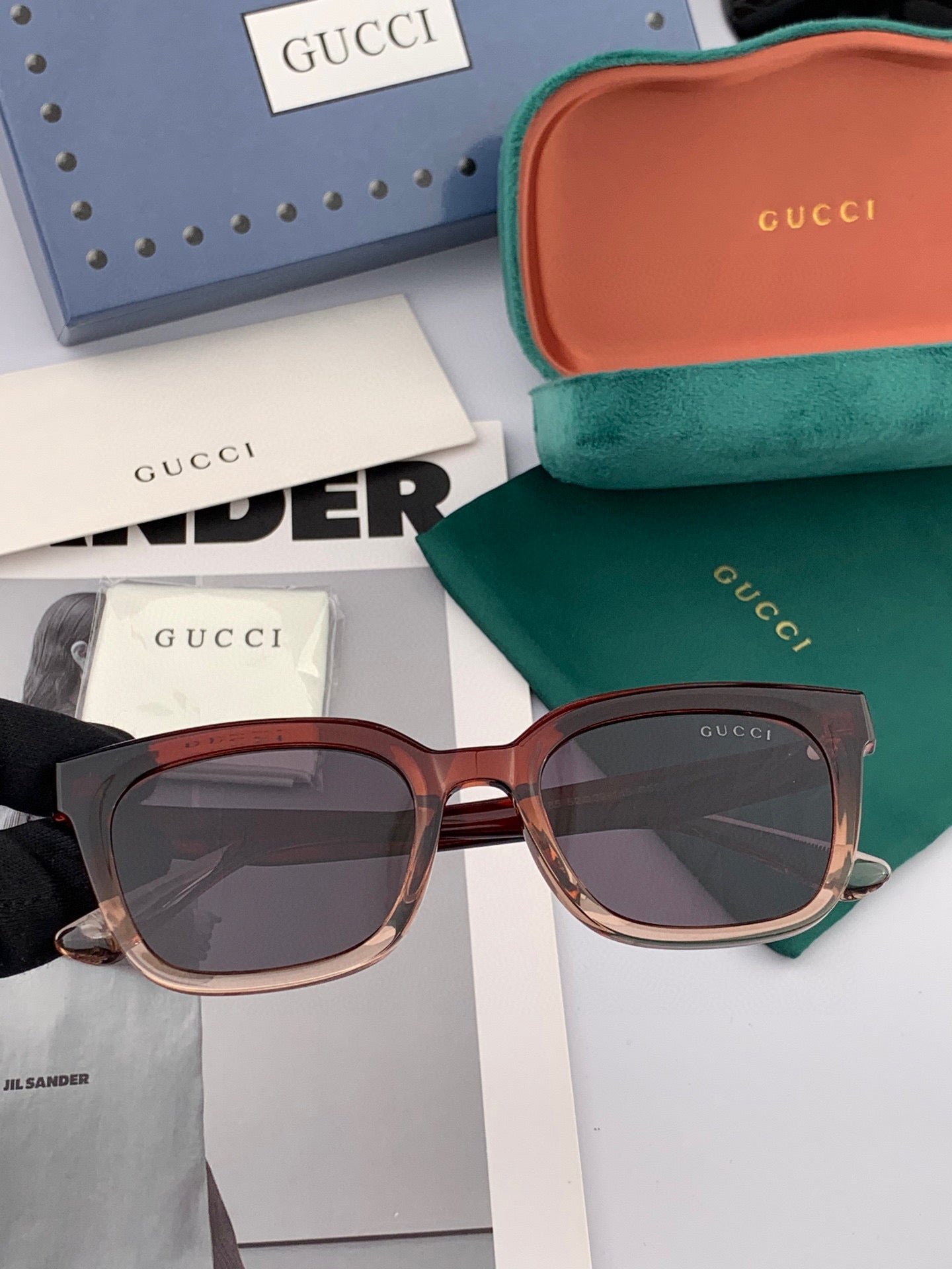SQUARE FRAME SUNGLASSES G5108 IN ACETATE - Image 5