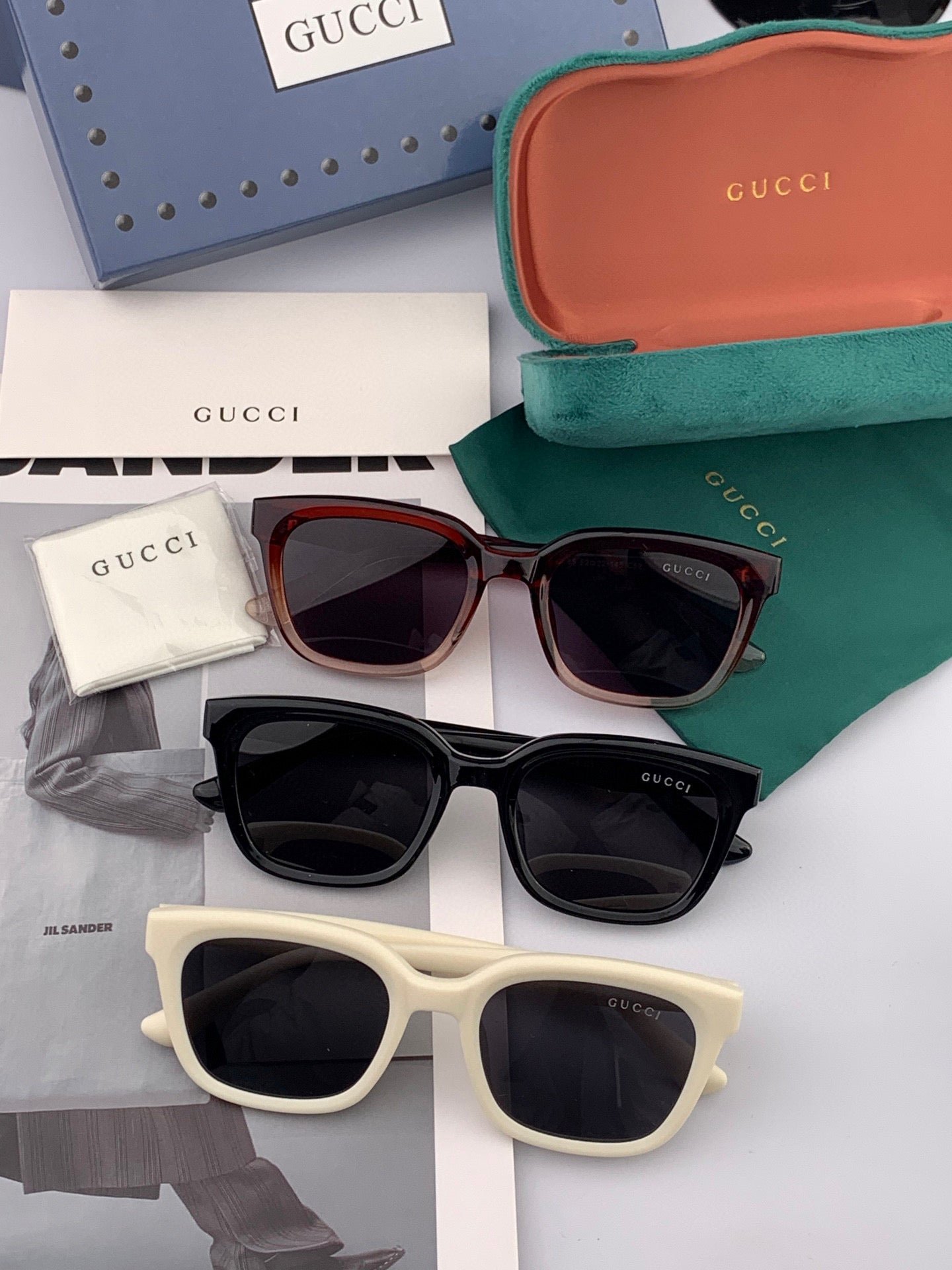 SQUARE FRAME SUNGLASSES G5108 IN ACETATE - Image 7