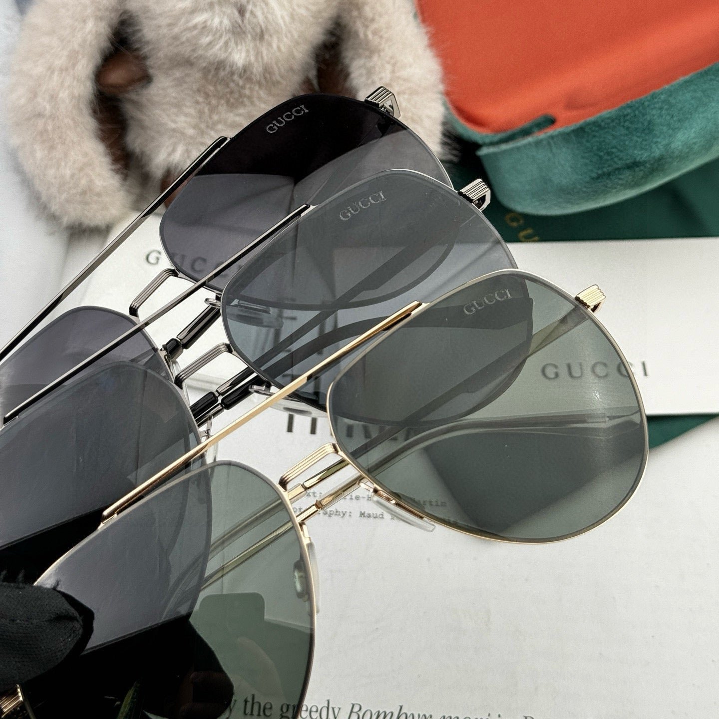 Alternative view of Gucci GG Printed Sunglasses
