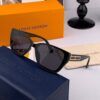 LV Black Double Gold Bar Cat-Eye