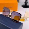 LV Black Cat-Eye Sunglasses with LV Stud Accent