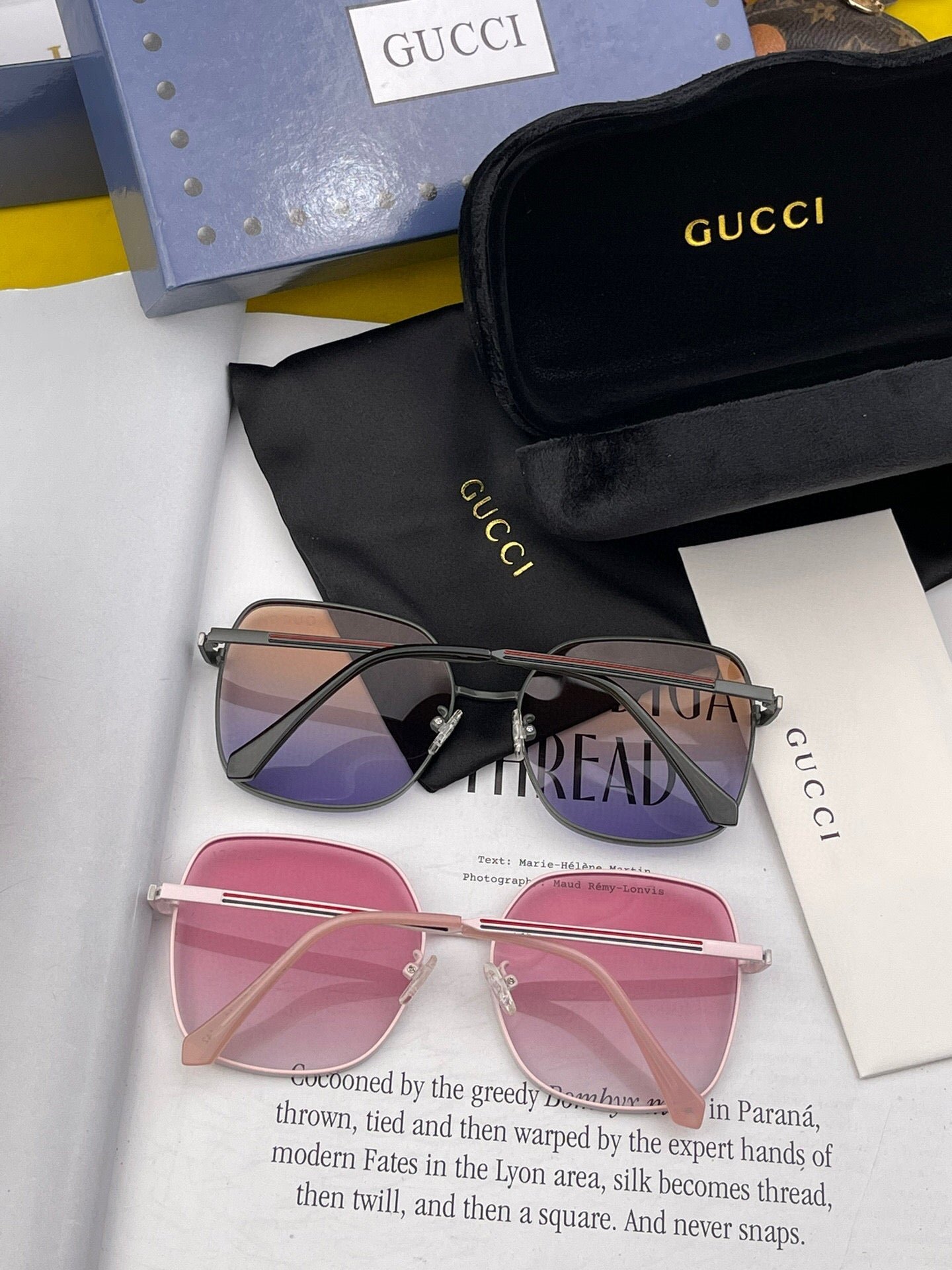 SQUARE FRAME SUNGLASSES G22201 IN METAL - Image 3