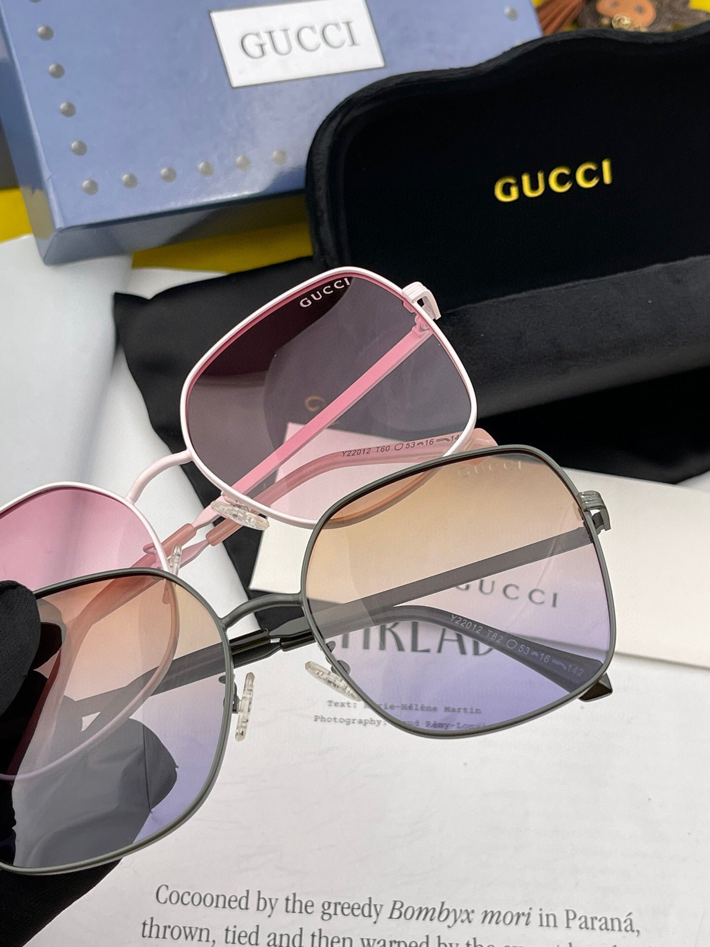 SQUARE FRAME SUNGLASSES G22201 IN METAL - Image 4
